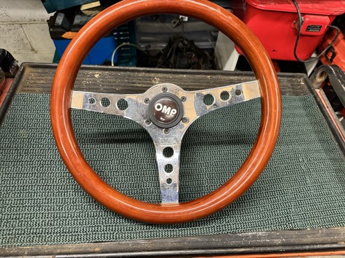 Omp mugello wooden steering - mugello,