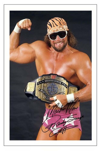 Macho man randy savage - savage, signed