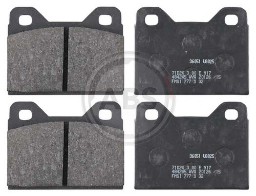 Front rear brake - pad, set