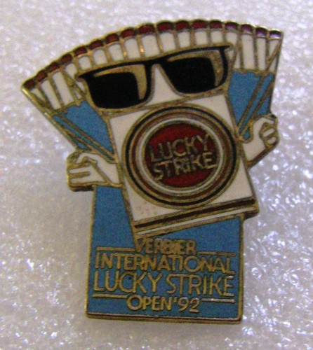 Pin lucky strike cigarettes - strike,