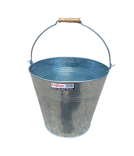 Metal bucket galvanised garden - bucket,