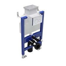 Bathroom 0.82m Low Height Wall Hung Toilet Concealed Cistern Frame Dual Flush