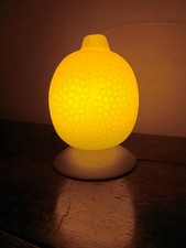 Vintage IKEA 1990's Limited Edition Glass Lemon Table Lamp