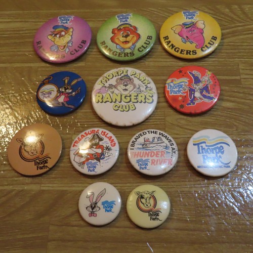 Thorpe park vintage - park, badge