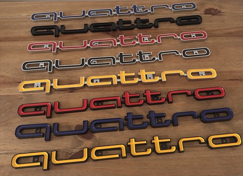 Quattro badge for honeycomb - for,
