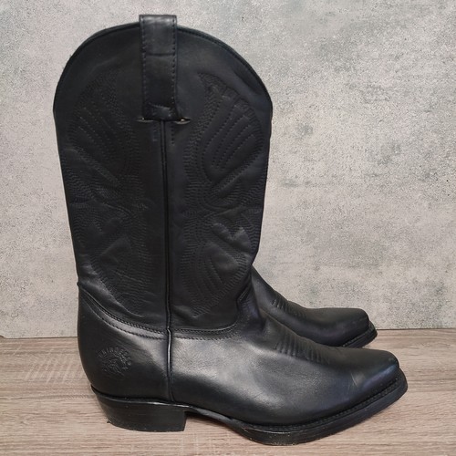 Black leather cowboy western