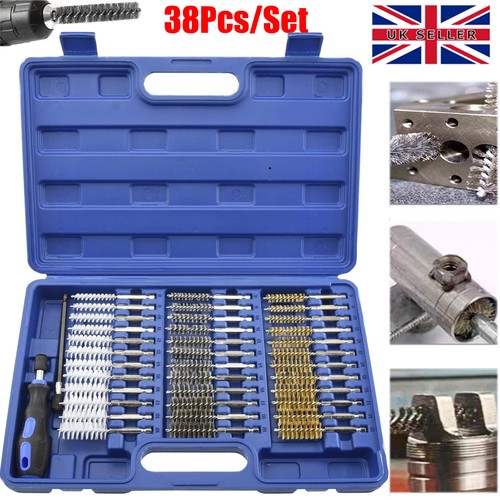 38pc wire brush set cleaning - 38pc,