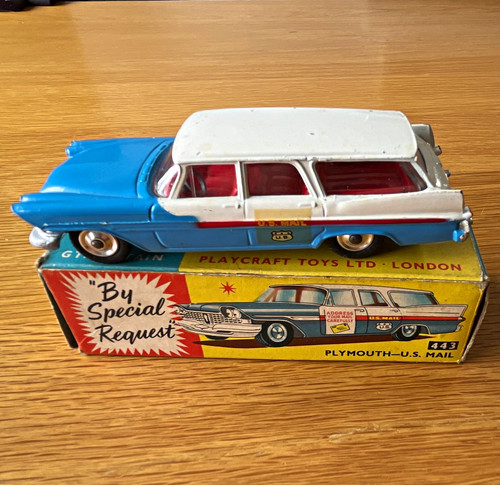 Corgi toys 443 plymouth - corgi,