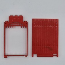 Airfix Betta Bilda Castle Set Parts – Red Drawbridge & Portcullis – Vintage 1960