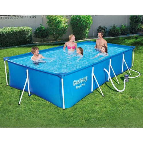 Bestway 13ft rectangular - rectangular, above