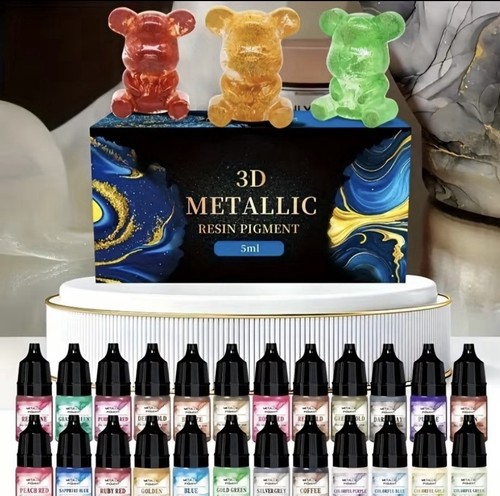 Alcohol ink set metallic - alcohol,