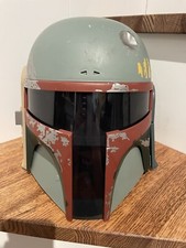 Star Wars Mandalorian Boba Fett Helmet 2009 LFL Hasbro TESTED & WORKING!!!