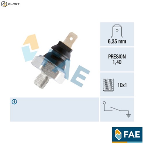 Oil pressure switch 12900 for - oil,