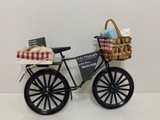 SHOPPING DELIVERY BASKET BIKE DOLLS HOUSE SHOP GROCERS BUTCHERS