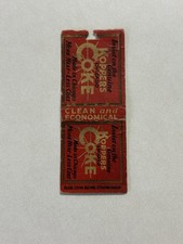 Koppers Coke Fuel More Heat Less Cost Chicago Illinois Matchbook Cover 458