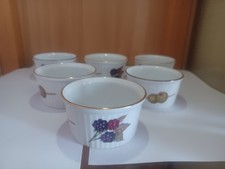 6x Royal Worcester Evesham Gold Oven to Table Ware Ramekin/ Soufflé Dishes