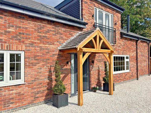 Premium oak porch handmade - oak, |