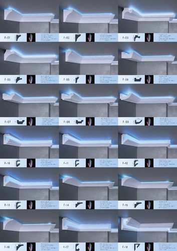 Cornice coving xps led light - cornice,