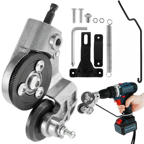 Electric drill shears - electric, plate