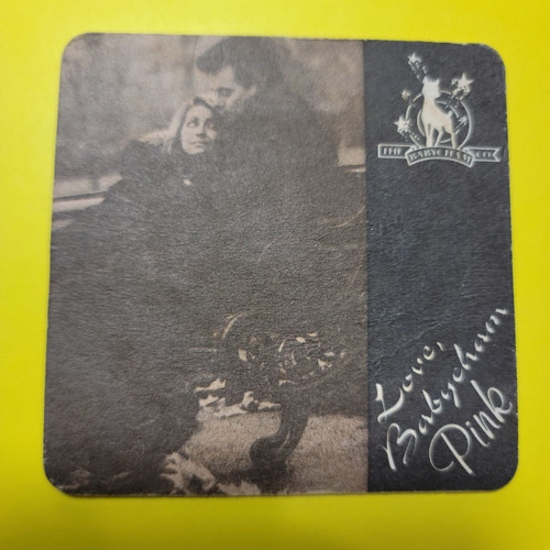 Vintage drink coaster - drink, love