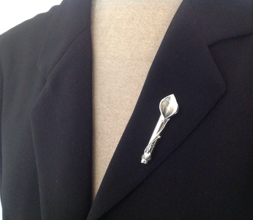 Flower posy holder pin - holder, brooch