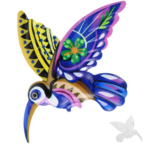 Metal bird wall ornament - metal,