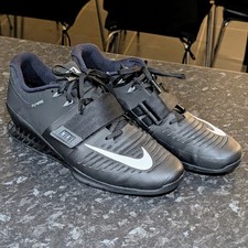 Nike Romaleos 3 Flywire Powerlifting Weightlifting Crossfit Shoes UK 11 Black