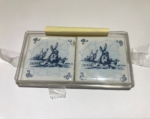 Delft miniature tiles - 2x,