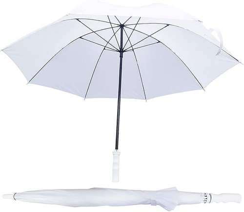 Large white umbrella plastic - large,