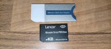 4GB Lexar Memory Stick Pro Duo