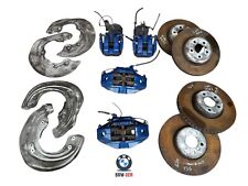 BMW 3 4 SERIES G20 G21 G22 2020 M-SPORT BLUE CALIPERS SET + DISC GENUINE 