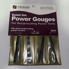 FLEXCUT RG310 DETAIL SET POWER GOUGES FOR RECIPROCATING POWER TOOLS - BRAND NEW