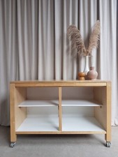 Vtg Mid Century Modernist Style Ikea Varde Sideboard Kitchen Cupboard R448