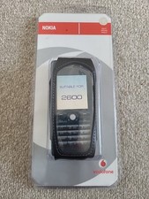 New Vodafone Nokia 2600 Leather Case Cover Pouch Belt Clip  90's - New Unopened 