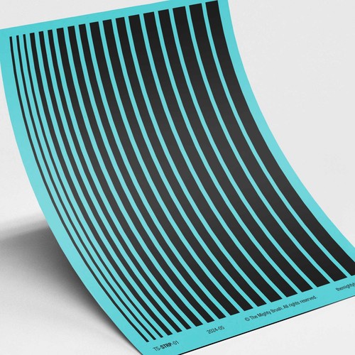 Stripes waterslide transfers - stripes,