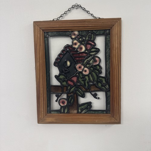 Vtg stained glass - stained,