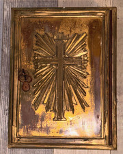 ANTIQUE HEAVY GOLD BRASS