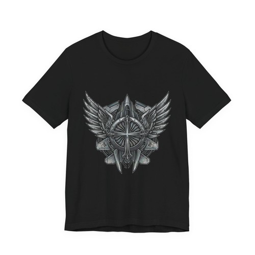 Winged compass shield shirt - winged, t-shirt
