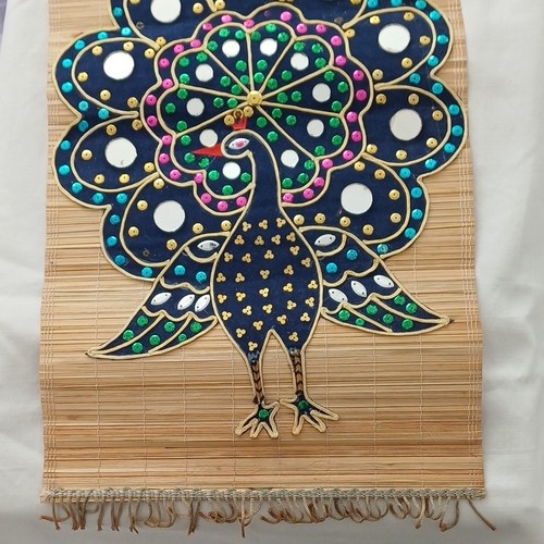 Bamboo metal peacock bird - metal,
