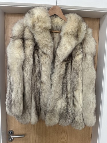 Silver fox fur coat 1981 - fur,
