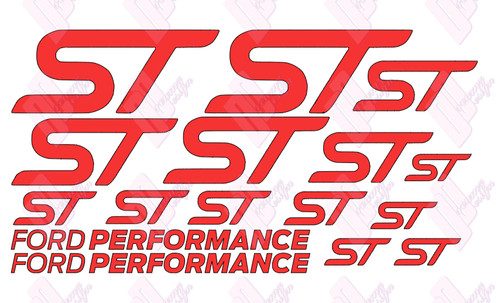 Ford focus fiesta vinyl - fiesta, st