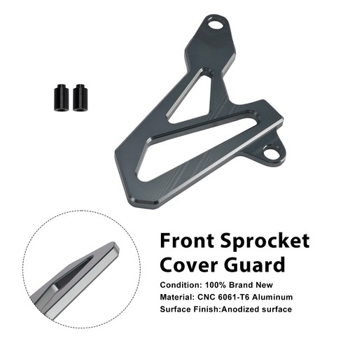 Front sprocket cover - front, guard