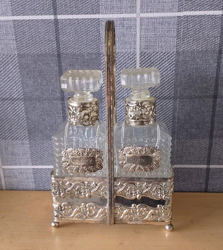 Vintage silver plated twin - silver,