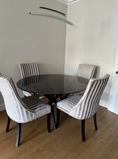 Ligne Roset Smoke Glass Round  Table RRP £2800