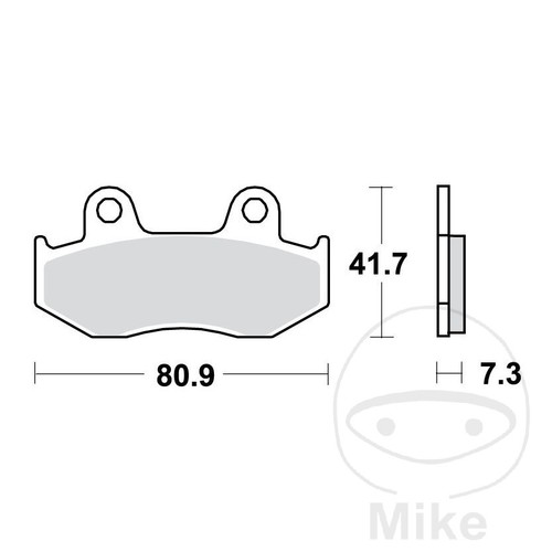 4262 sintered brake pads - pads, si