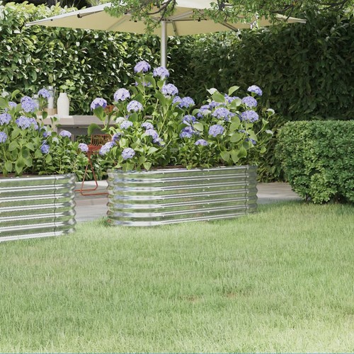 Galvanised steel raised - galvanised,