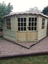 Corner Summerhouse Shed
