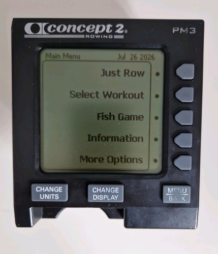 Concept2 pm3 rowing - rowing, machine