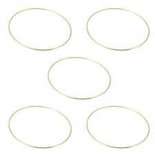 5pcs DIY Craft Tool Round Metal Hoops Wreath Frame DIY Dream Catcher Circles