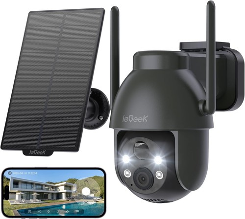 Iegeek wireless solar security - solar,